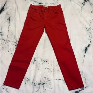 Zara Girls Red Jeans